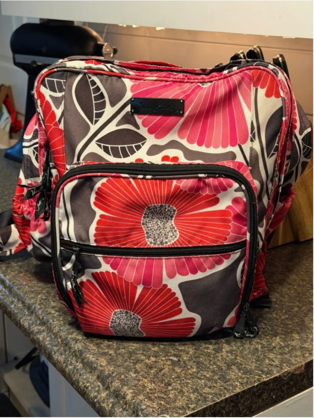 Vera Bradley Retired Cheery Blossoms Backpack